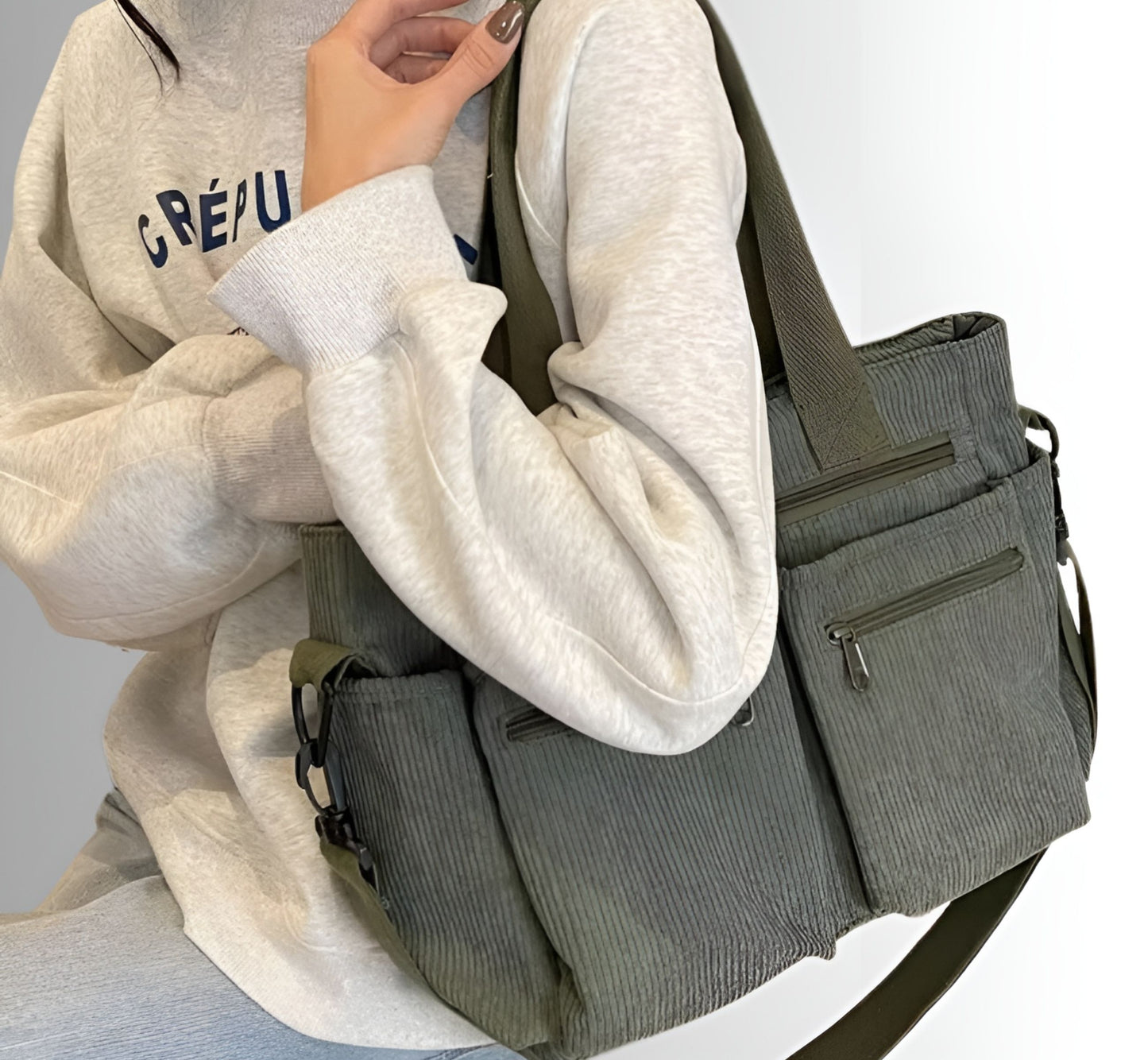 Freja - Kordfløjl Taske
