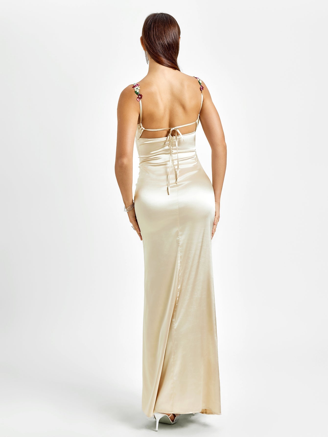 Isabella Satin Gown | Maxi Kjole