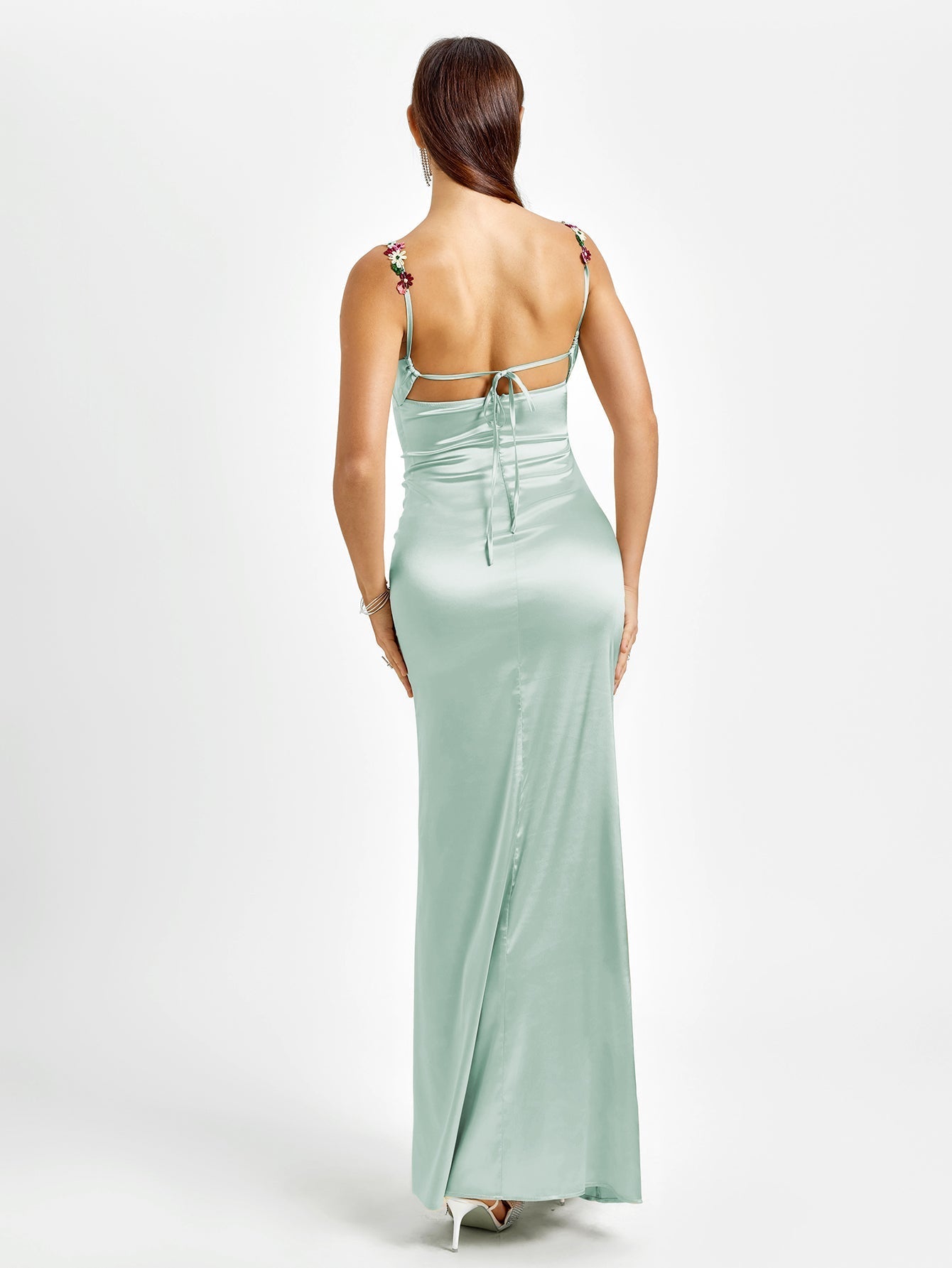 Isabella Satin Gown | Maxi Kjole