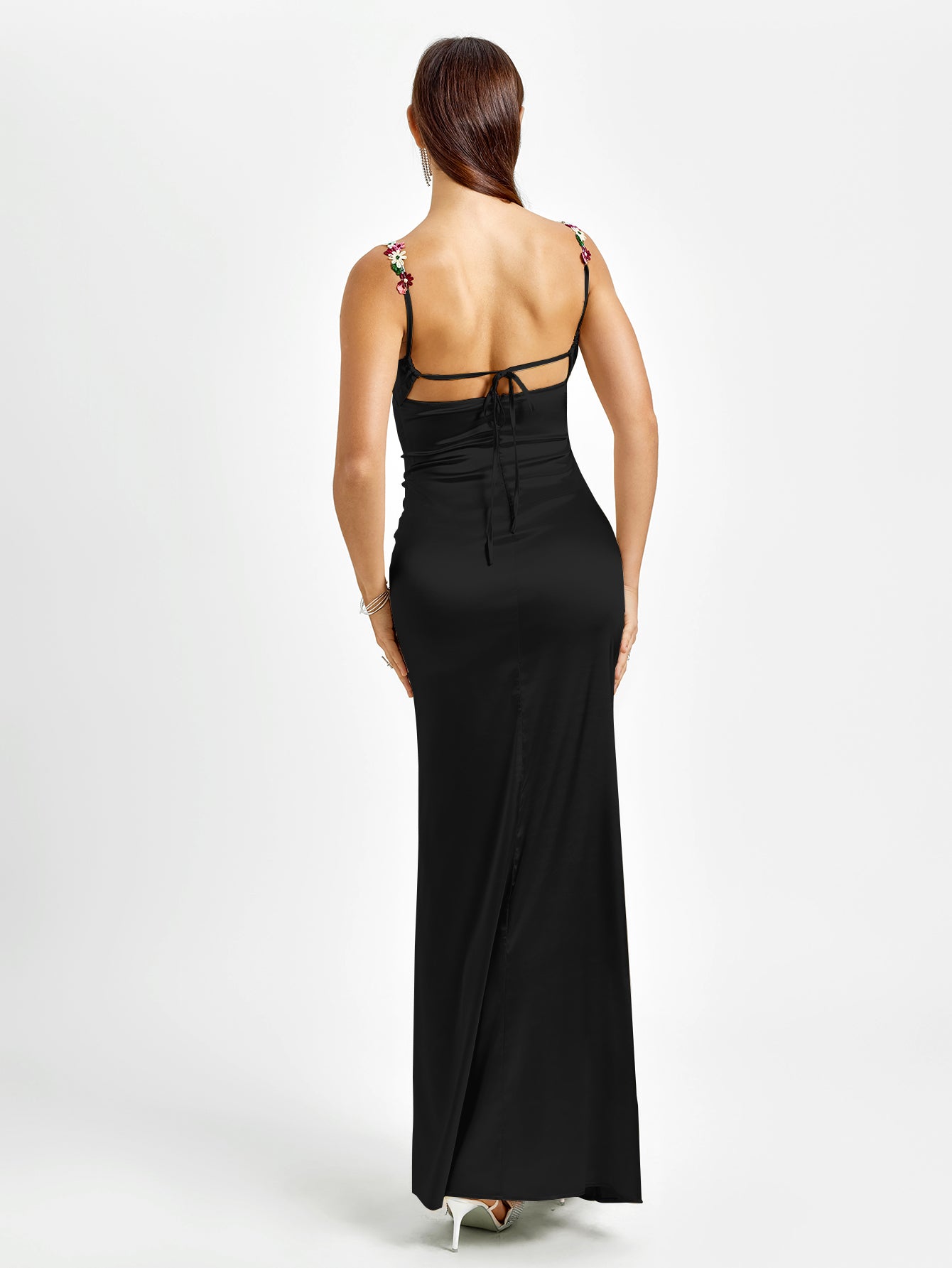 Isabella Satin Gown | Maxi Kjole