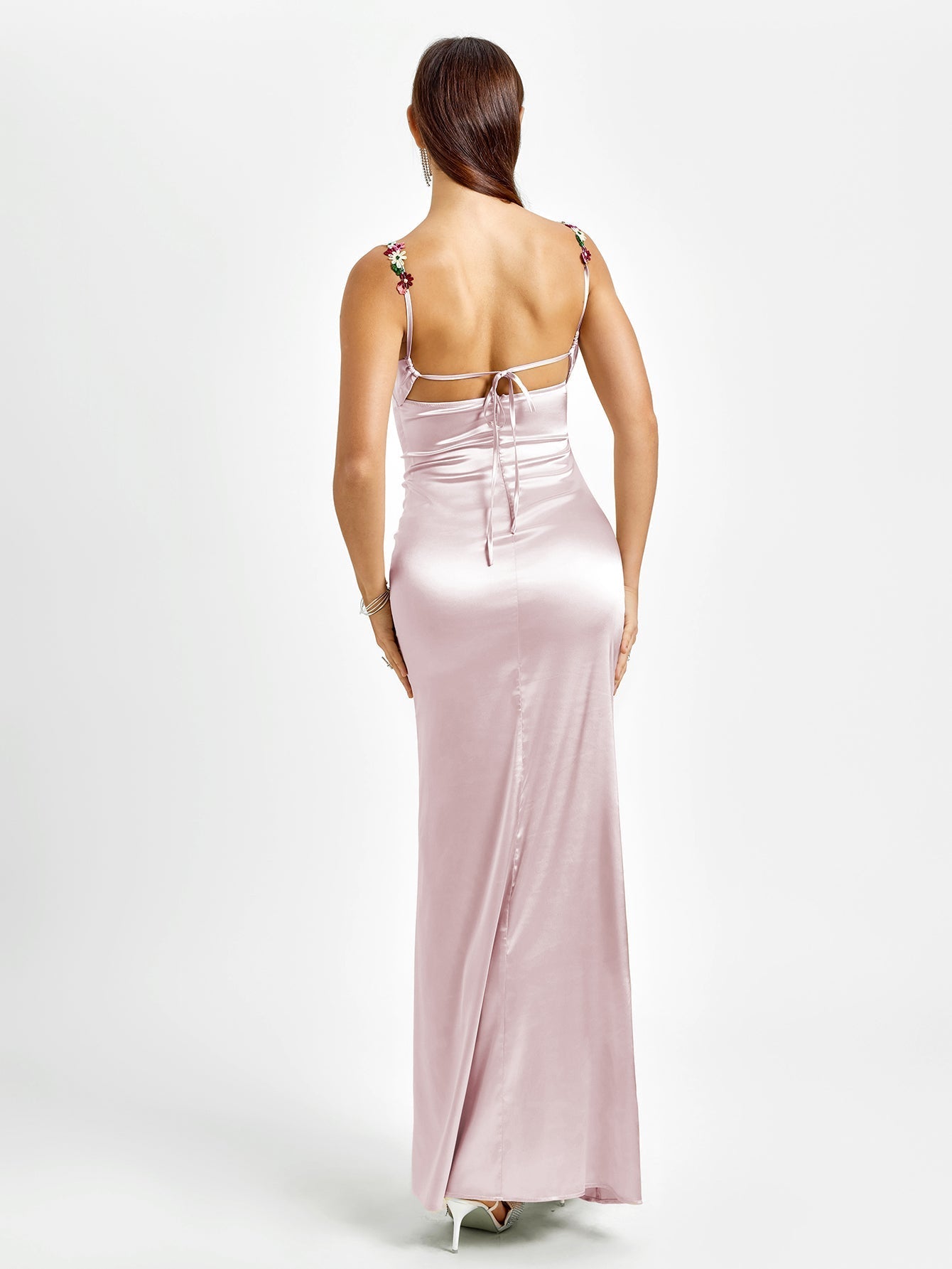 Isabella Satin Gown | Maxi Kjole
