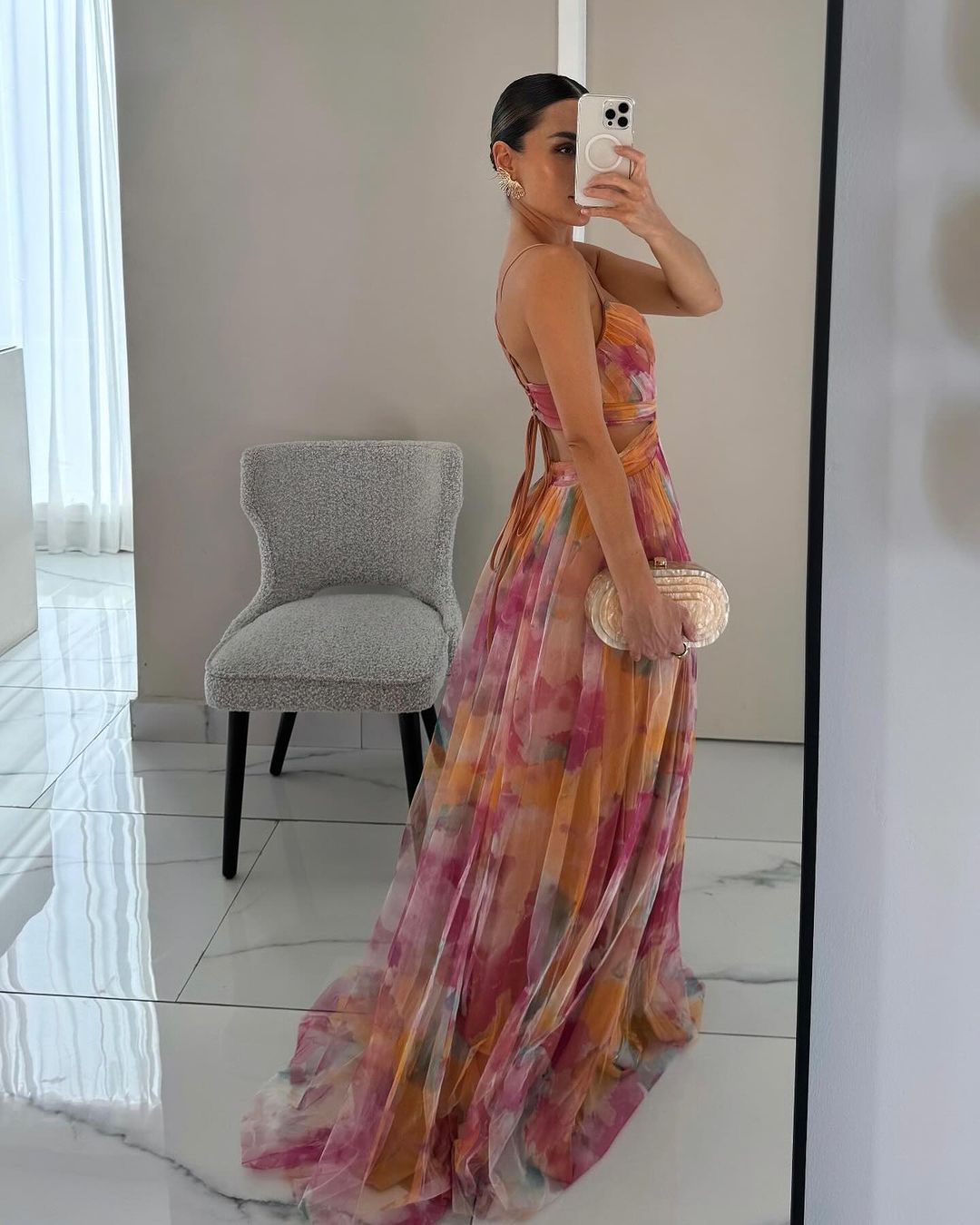 Vaëlia™ | Smuk maxi-kjole med blomsterprint