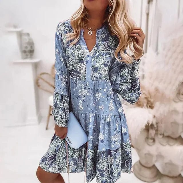 Aria|Blomsterprintet kjole