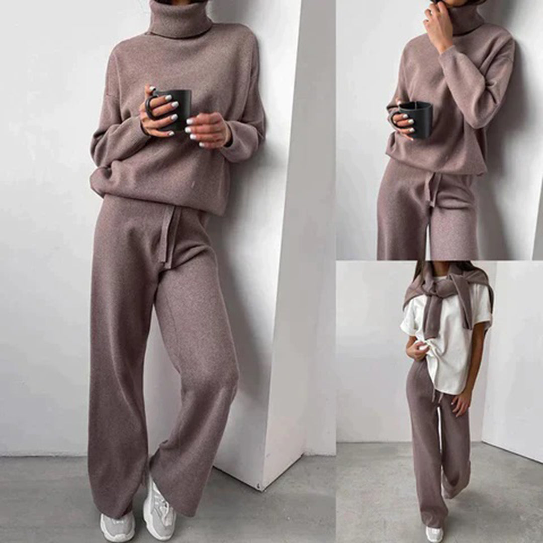 Elegant Dame Cashmere Set – Komfort und Stil