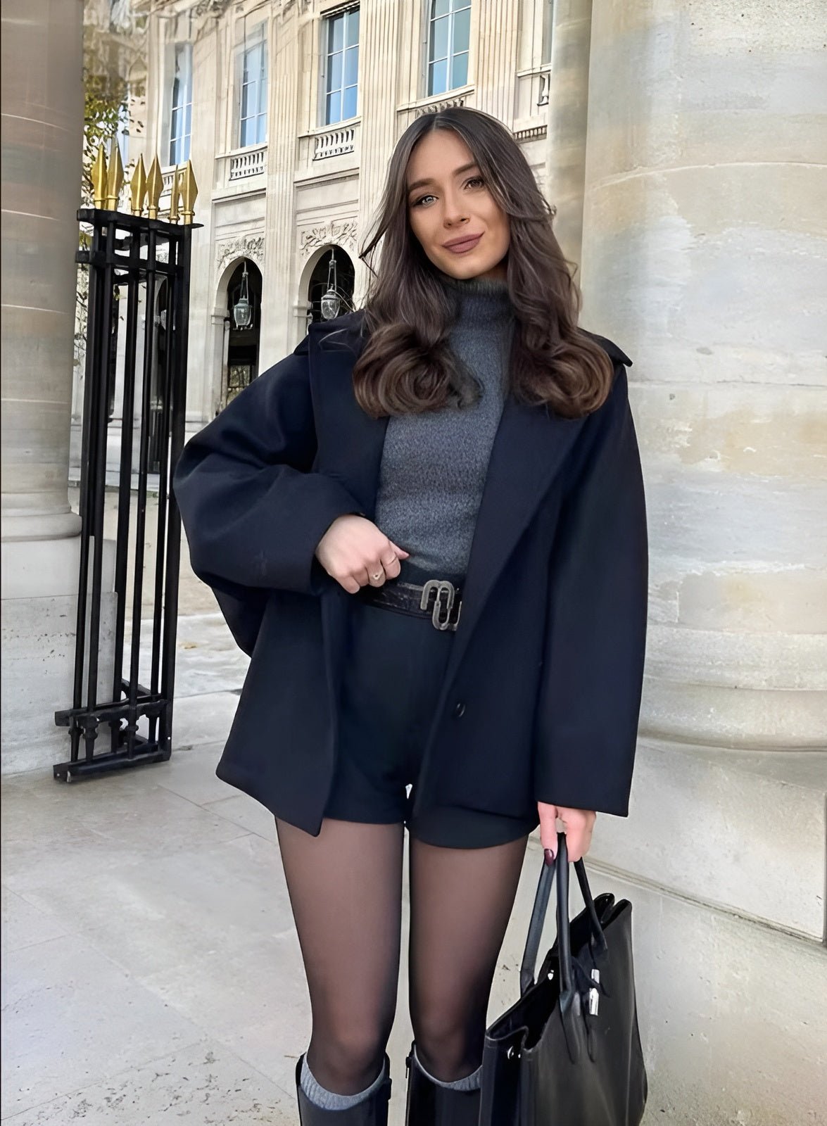 Alma Oversized Uldfrakke