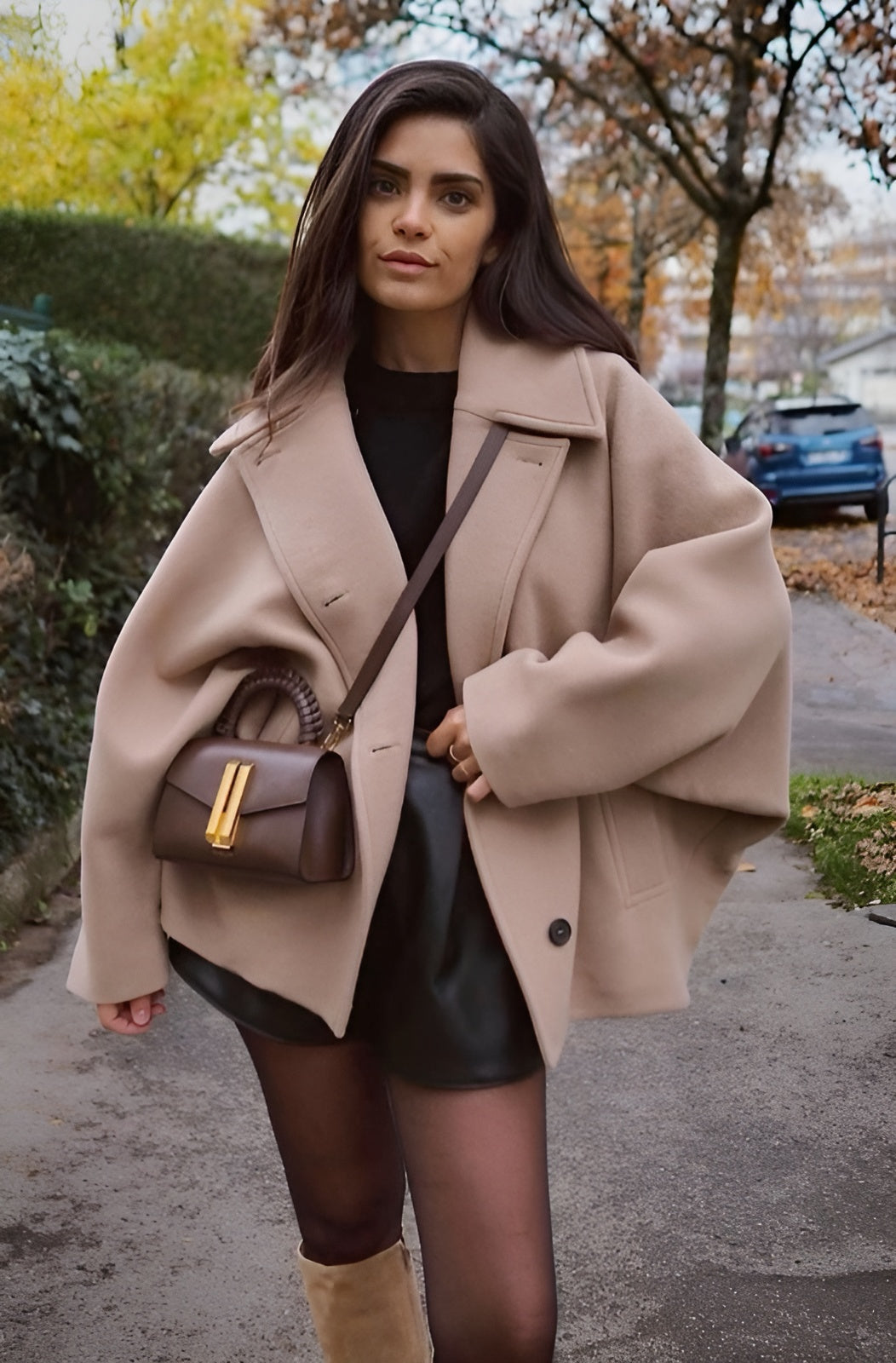 Alma Oversized Uldfrakke