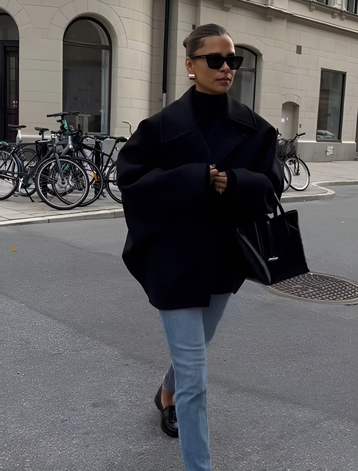 Alma Oversized Uldfrakke