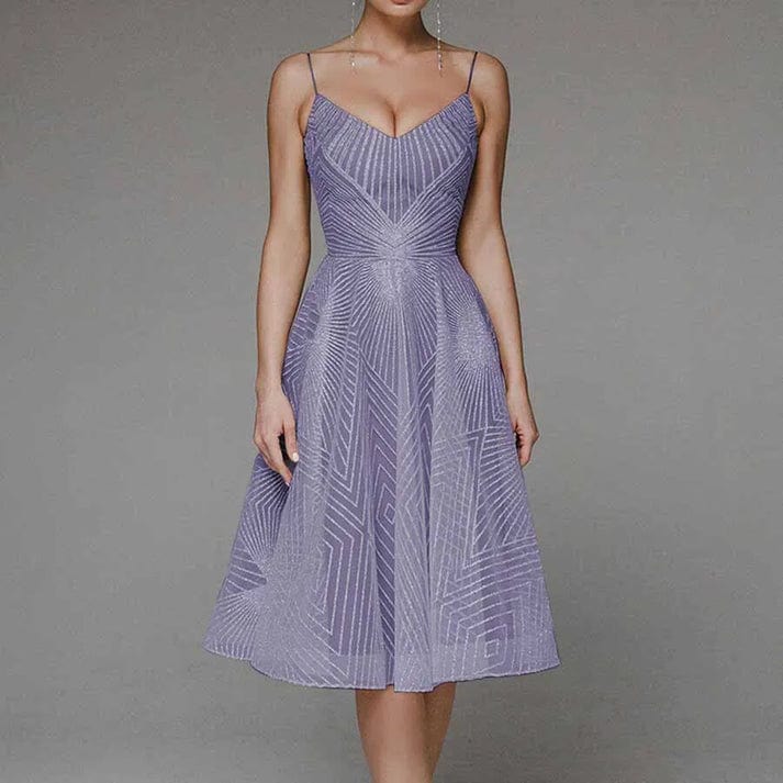 Lucie | Elegant kjole med åben ryg