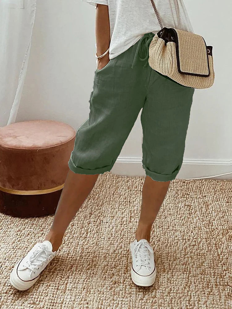 Maria™ | Komfortable shorts med opsmøg