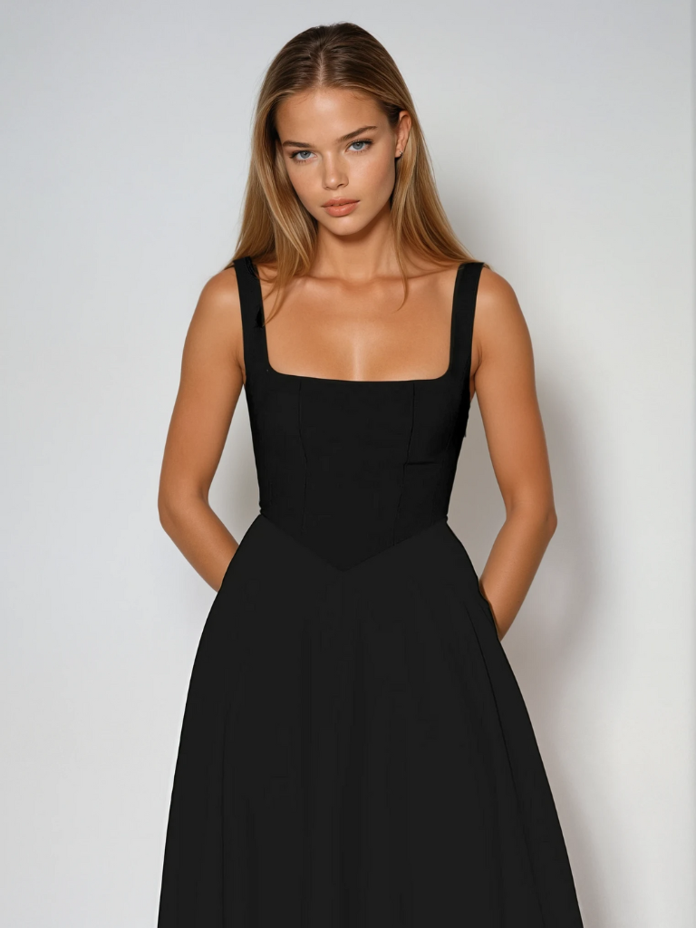 Amalie – Elegant midikjole
