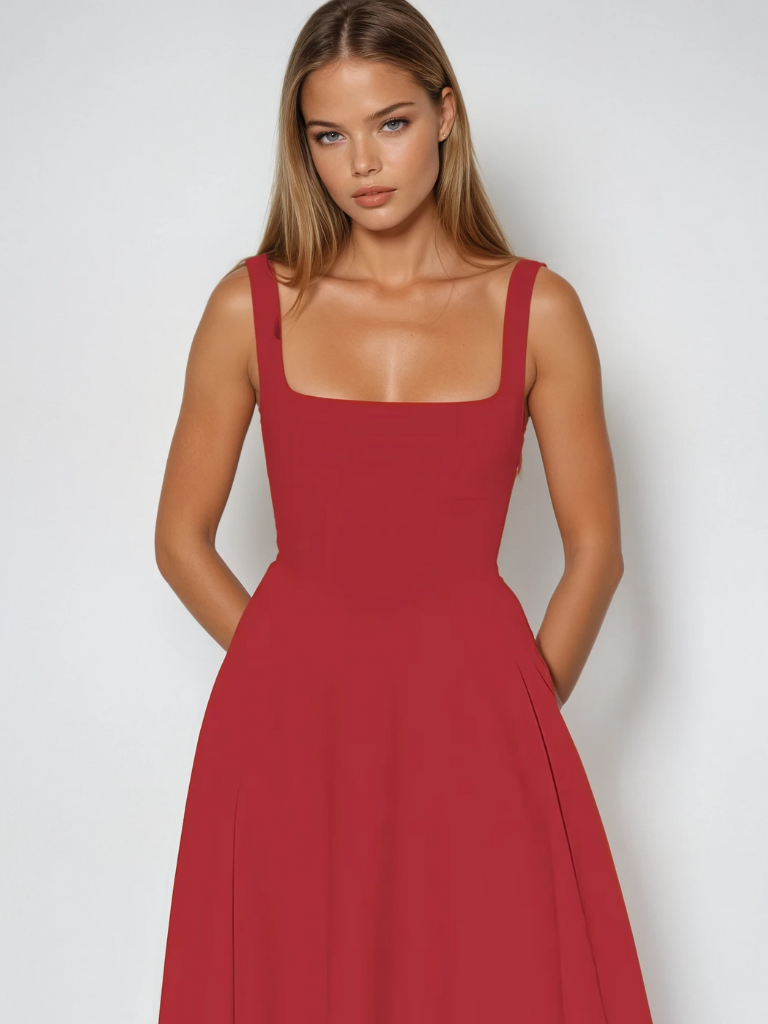 Amalie – Elegant midikjole