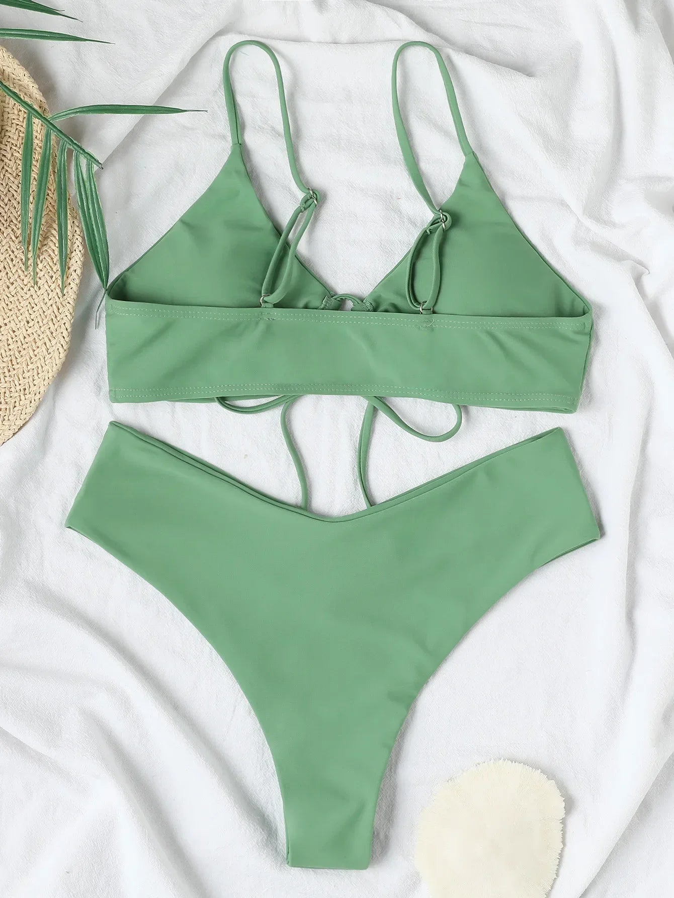 Høj Talje Bikini Sæt