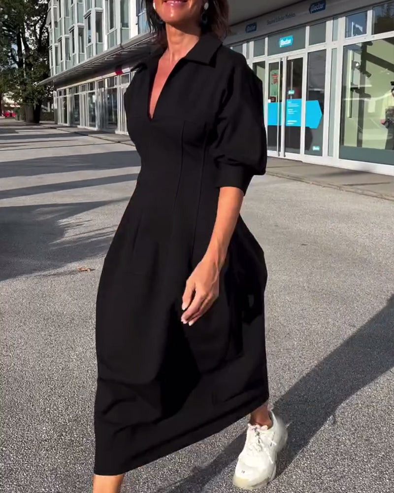 Karolin | Behagelig Lang Kjole