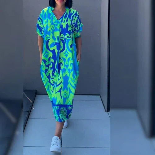 Elena - Elegant blomsterkjole