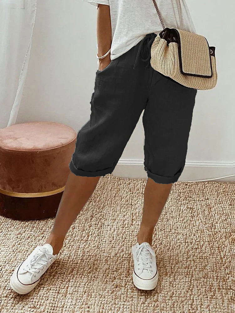 Maria™ | Komfortable shorts med opsmøg