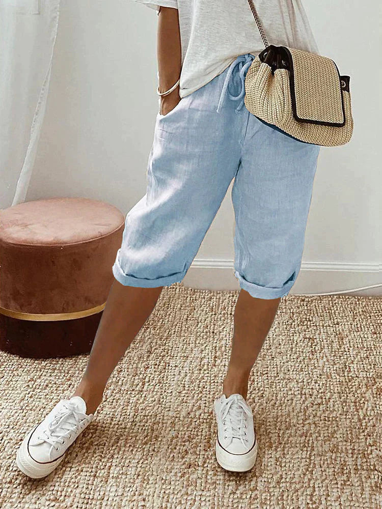 Maria™ | Komfortable shorts med opsmøg