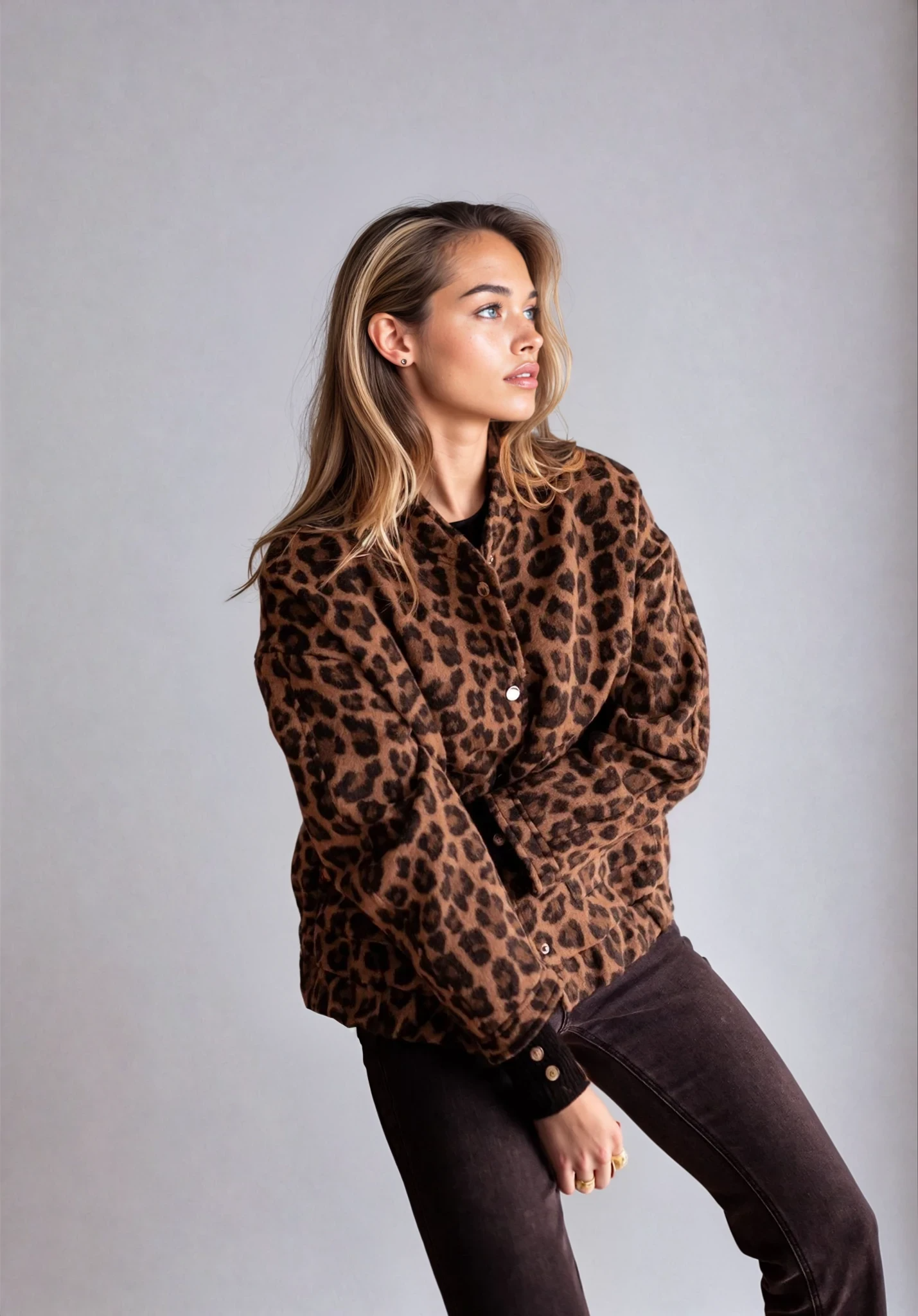 Leona | Trendy Leopardprint Jakke