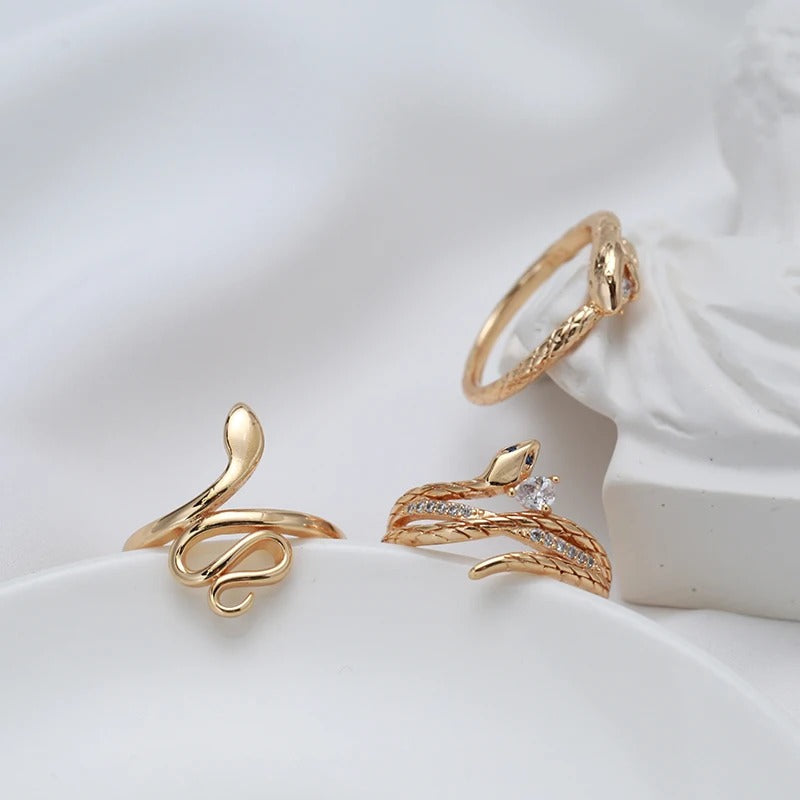 Elegant ring i rosaguldplatering