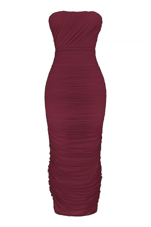 AMARIS - Mesh Maxi Kjole