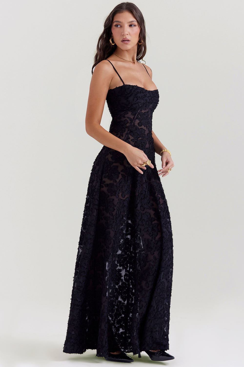 Élina™ | Elegant lang kjole