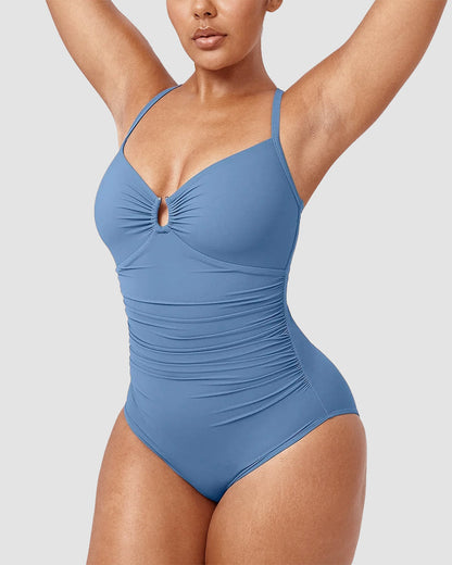 Formende Badedragt – Elegant Formende med Cut-Out Detalje