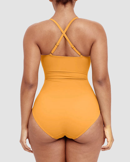 Formende Badedragt – Elegant Formende med Cut-Out Detalje