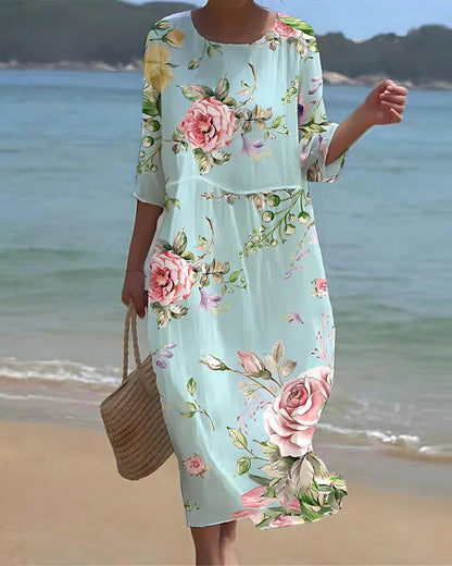 Martha | Elegant Blomsterkjole