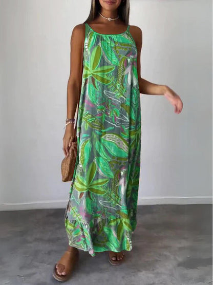 Fleur | Komfortabel Floral Kjole