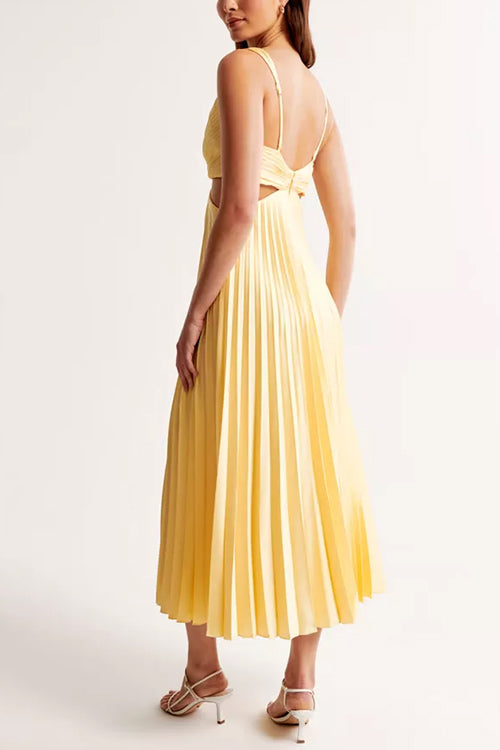 Elsa | Elegant Plisseret Maxikjole