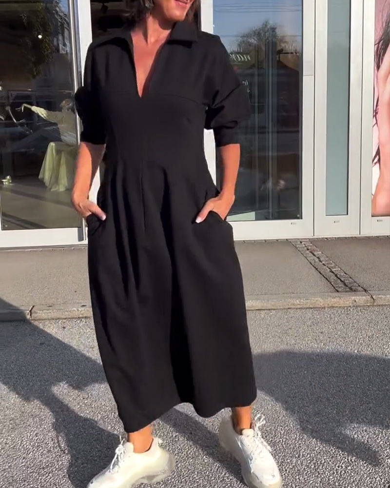 Karolin | Behagelig Lang Kjole