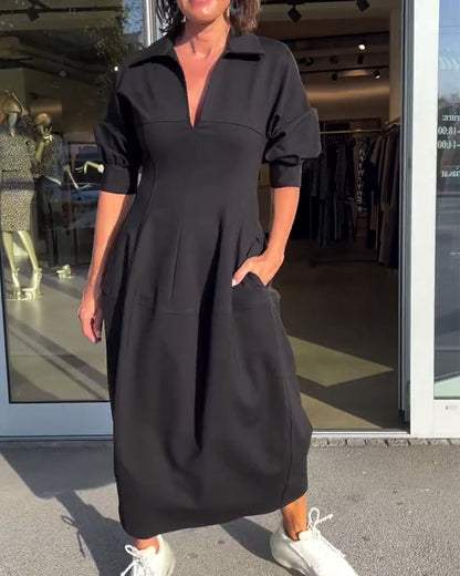 Karolin | Behagelig Lang Kjole