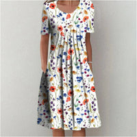 Floral Rød