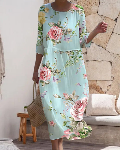 Martha | Elegant Blomsterkjole