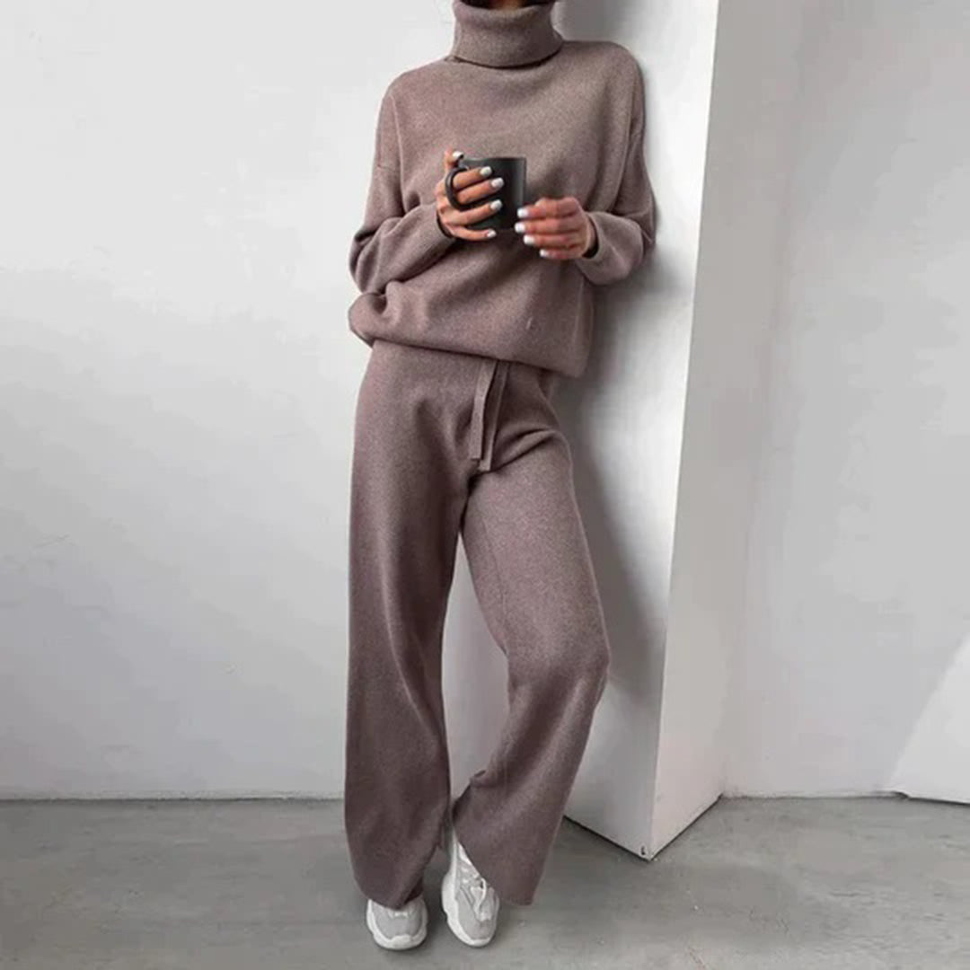 Elegant Dame Cashmere Set – Komfort und Stil