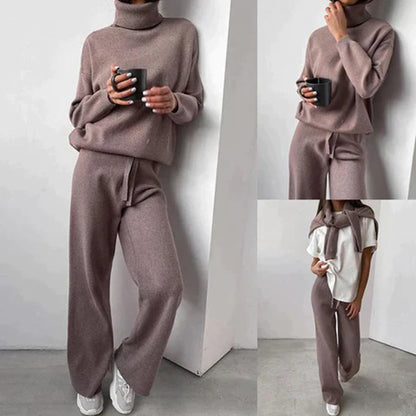 Elegant Dame Cashmere Set – Komfort und Stil