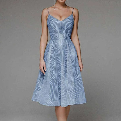 Lucie | Elegant kjole med åben ryg