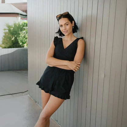 Lounge-Badebukser med Shorts og Indbygget BH