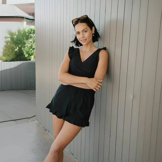 Lounge-Badebukser med Shorts og Indbygget BH