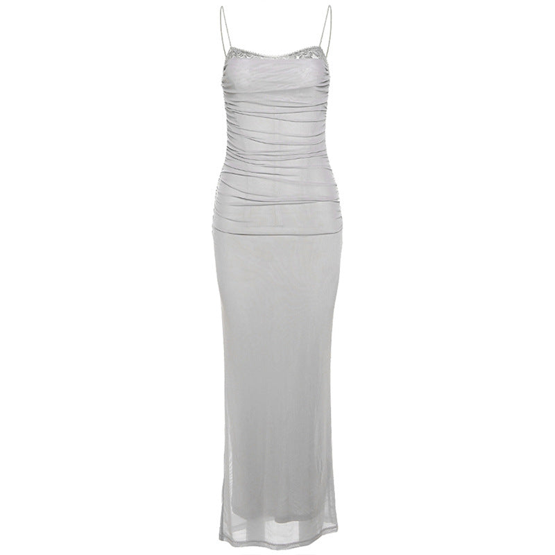 AURELIA - Spids Mesh Kjole