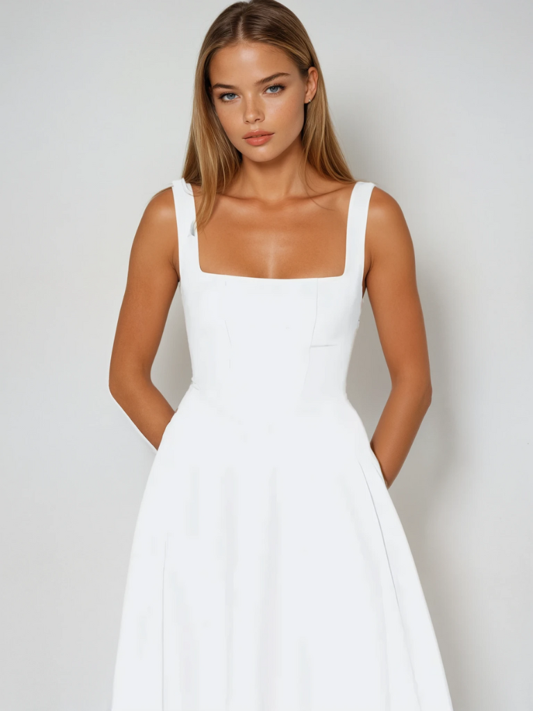Amalie – Elegant midikjole