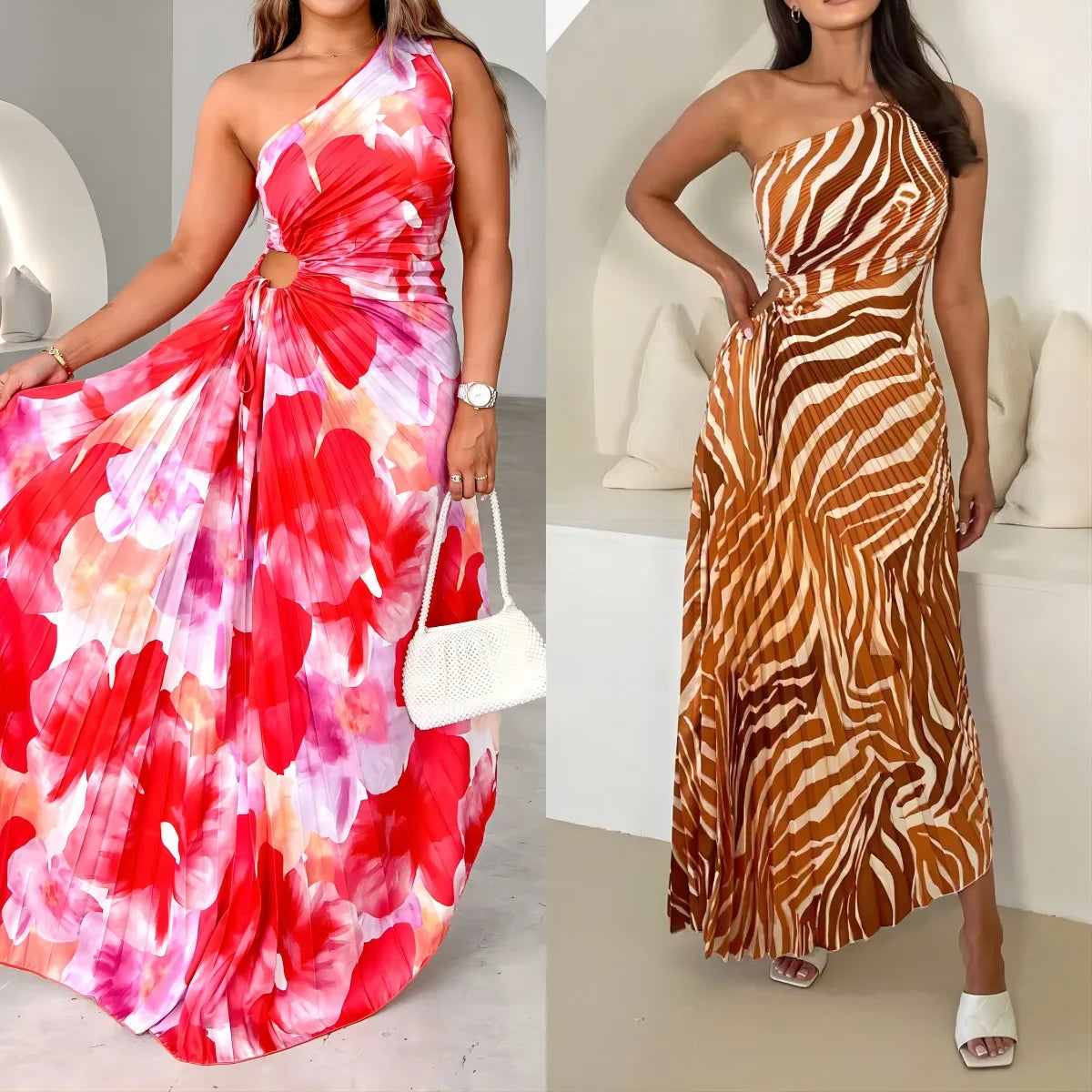 Maëlys™ | Smuk maxi-kjole med blomsterprint