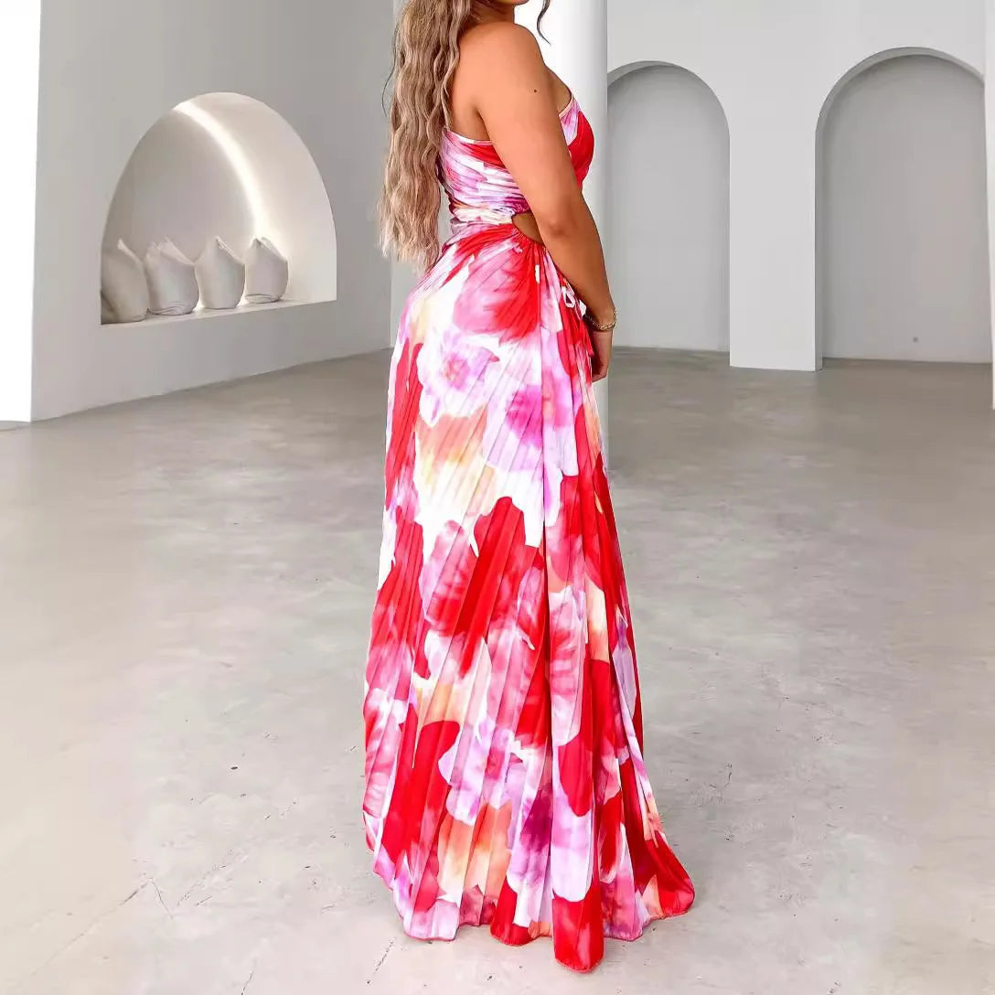 Maëlys™ | Smuk maxi-kjole med blomsterprint