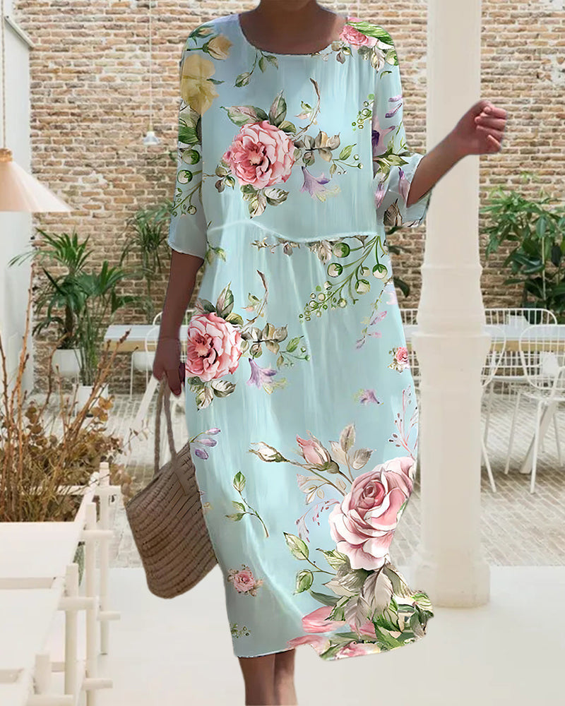 Martha | Elegant Blomsterkjole
