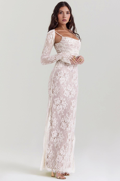 CELESTE - Spids Maxi Kjole
