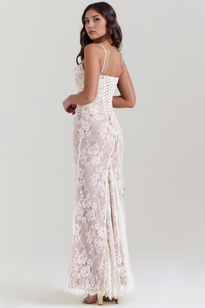 CELESTE - Spids Maxi Kjole