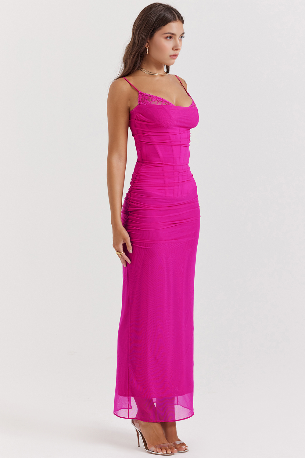 AURELIA - Spids Mesh Kjole