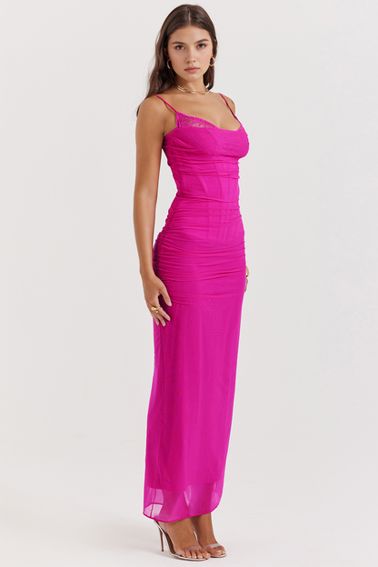 AURELIA - Spids Mesh Kjole