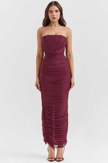 AMARIS - Mesh Maxi Kjole