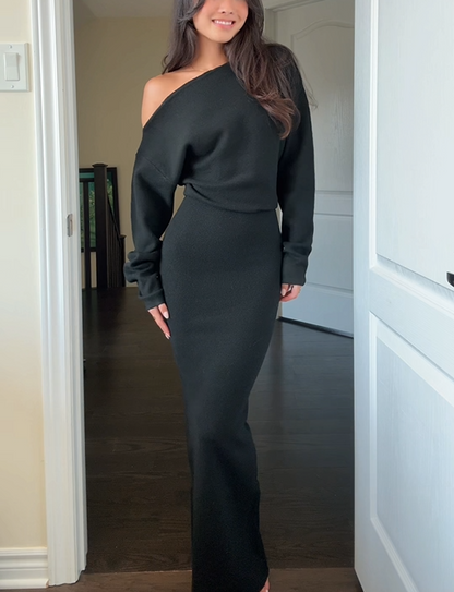 Hélène | Kjole med én ærme