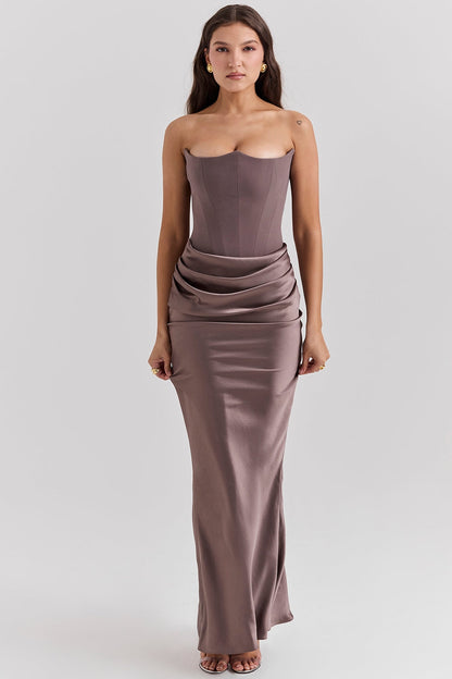 Celeste Luxe Maxi-jurk